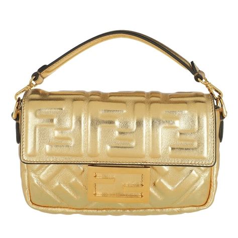 fendi bag lable gold|gold fendi baguette.